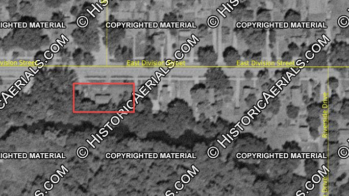 Twin Oaks Drive-In - 1955 Aerial Photo (newer photo)